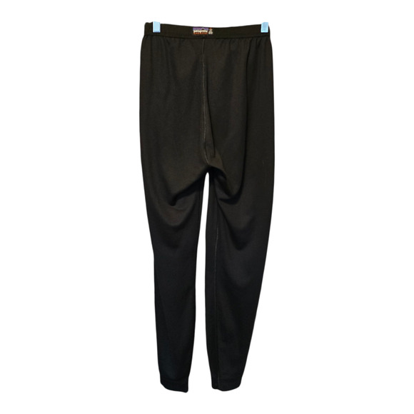 Patagonia Capilene Base Layer Jogger/Pants Mens Black Size Medium Made in USA - Picture 2 of 8